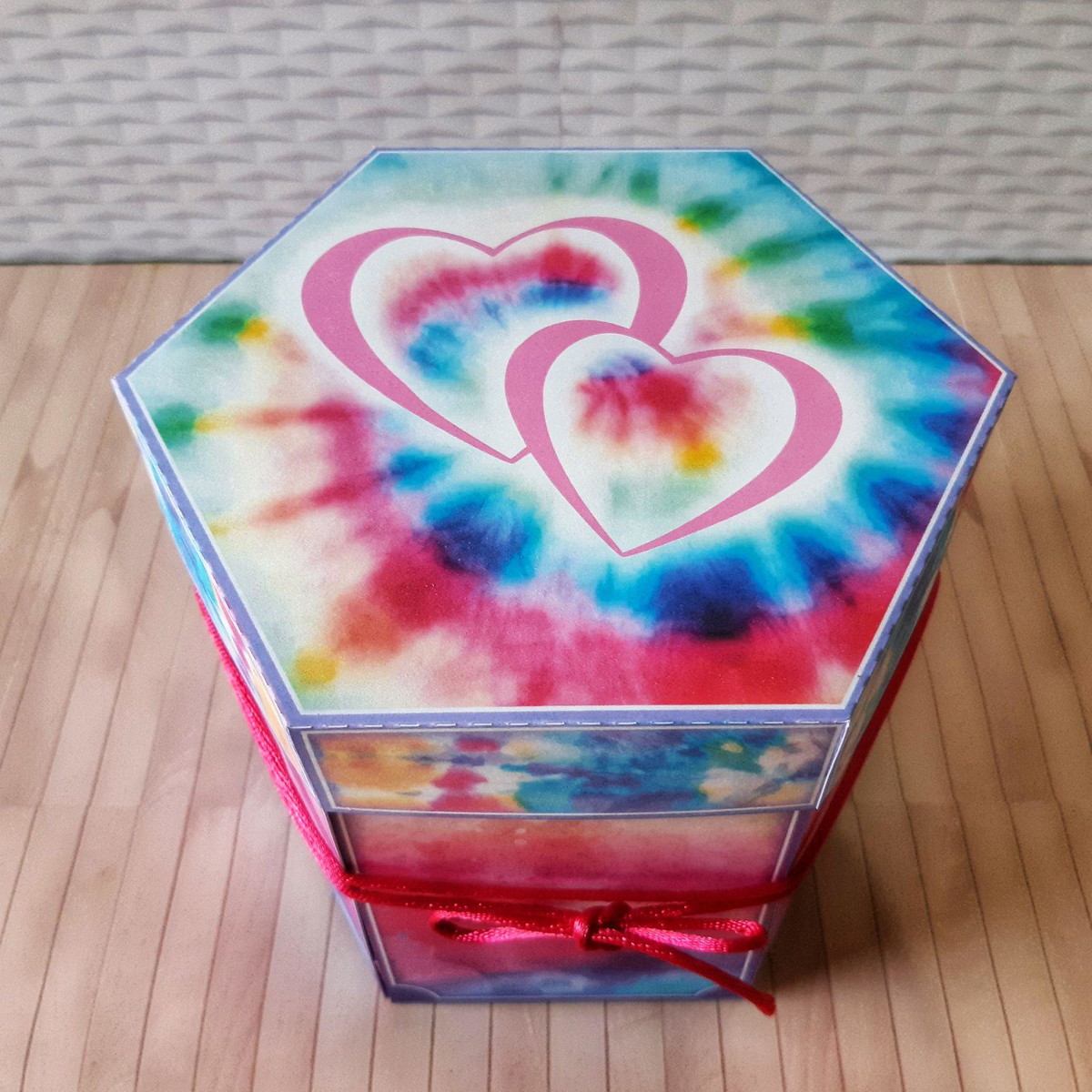 ARQUIVO DE CORTE CAIXA EXPLOSÃO TIE DYE (#1441) PDF E STUDIO - Imagem 3