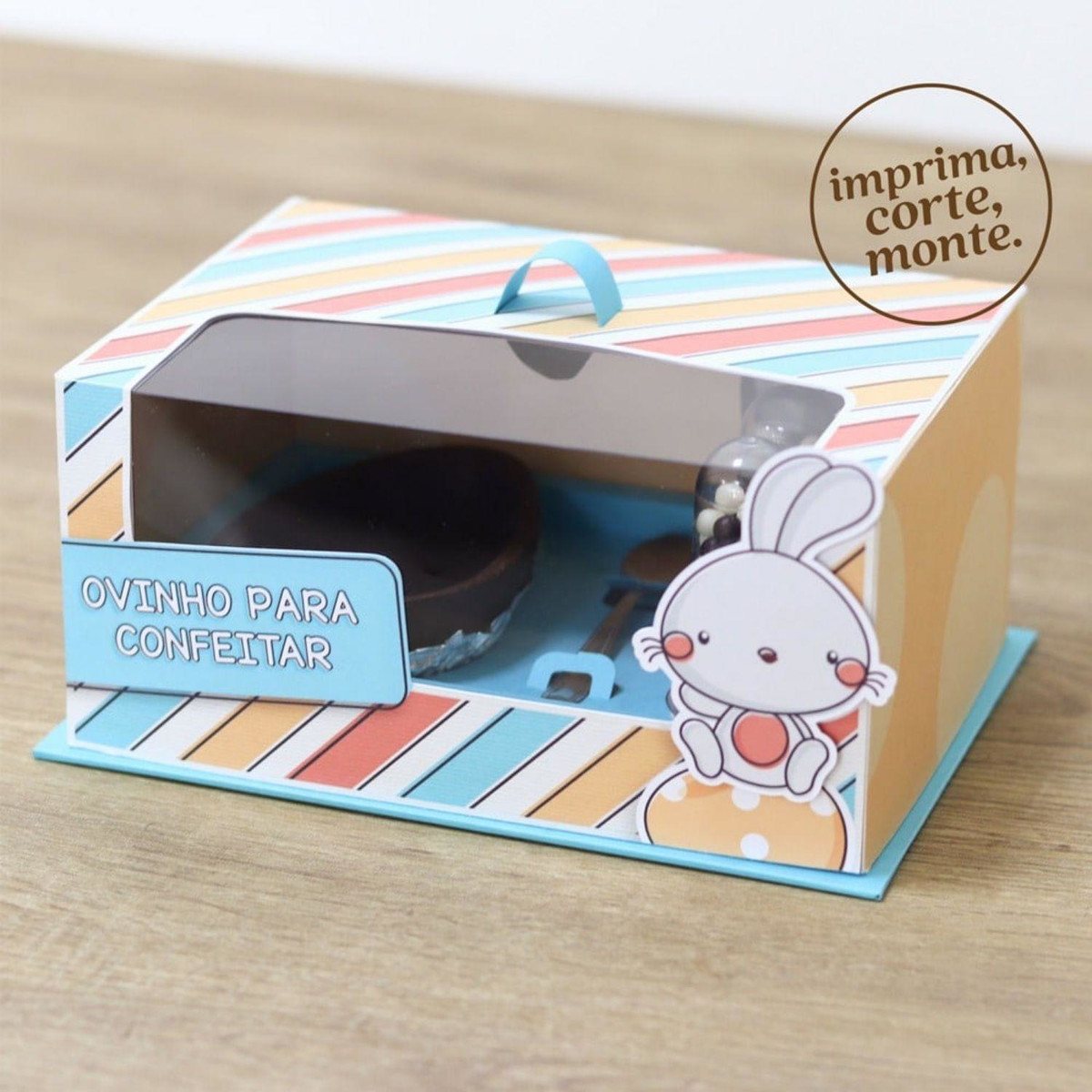 Arquivo de Corte Caixa Kit Confeiteiro Pascoa #13805