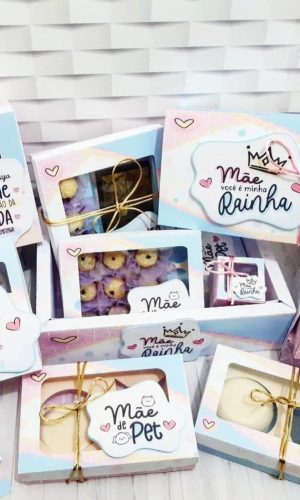 Arquivo de corte caixa kit dia das mães