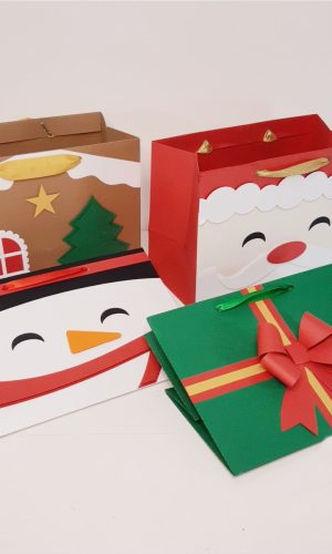 Arquivos de Corte Combo Sacolinhas de Natal Studio e pdf