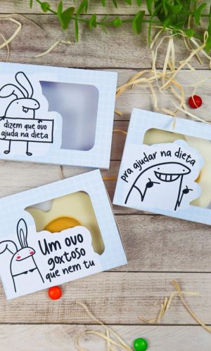 Arquivo Caixa Ovo Frito de Chocolate Flork Pascoa #13606