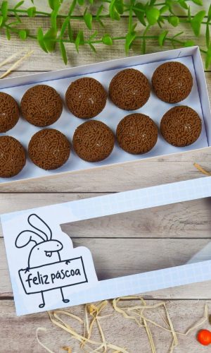 ARQUIVO CAIXA PARA 10 DOCES FLORK PASCOA #13611