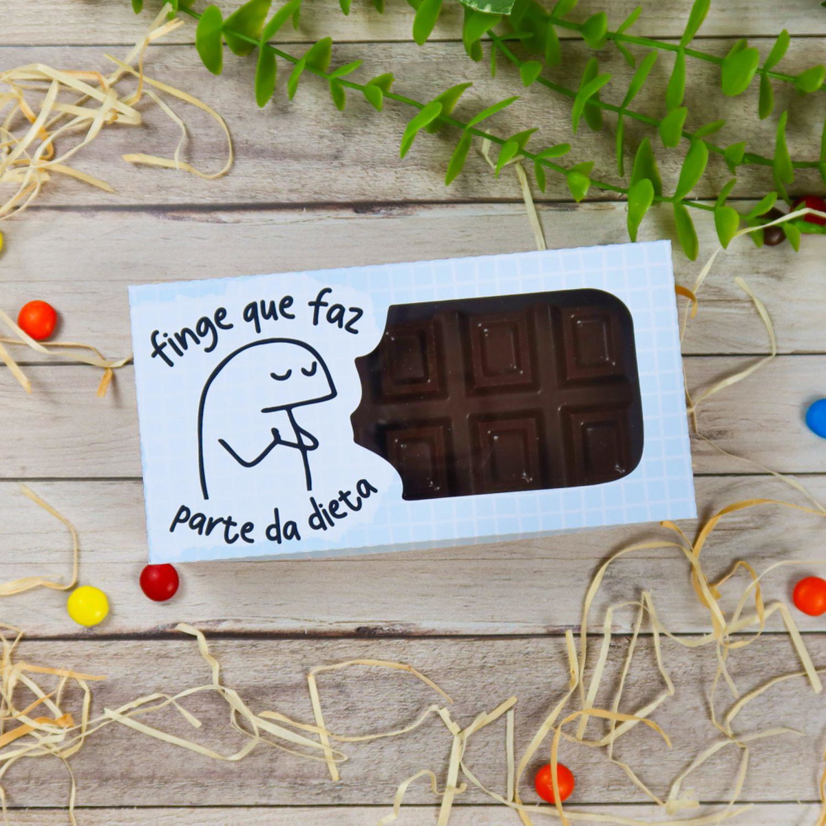 Arquivo Caixa para Barra de Chocolate Flork Pascoa #13605 - Imagem 2