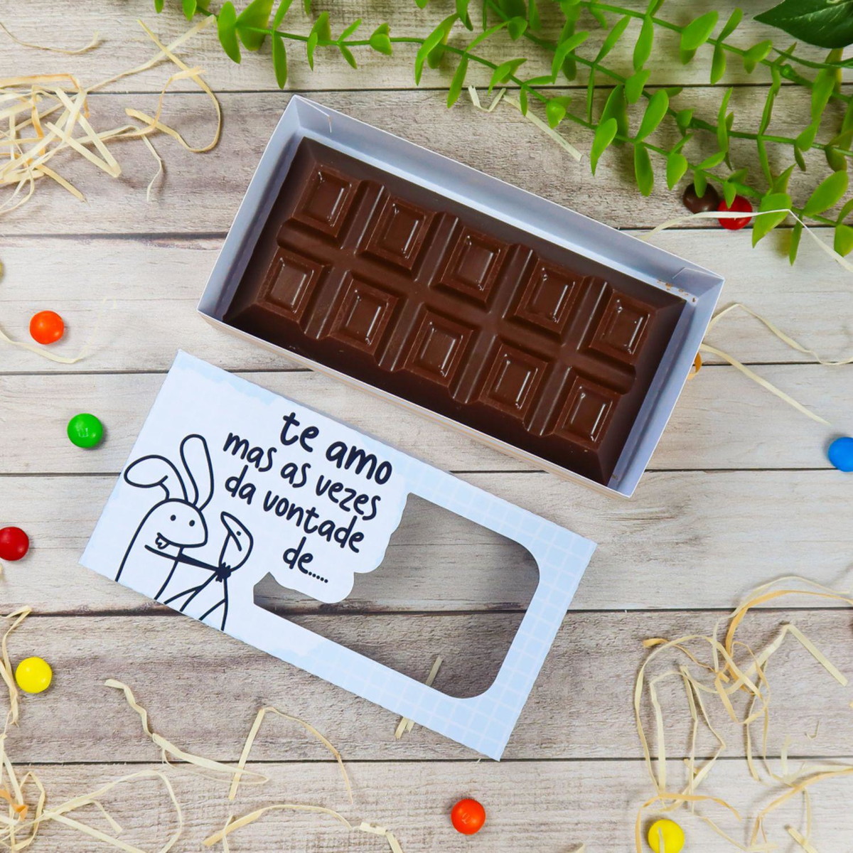 Arquivo Caixa para Barra de Chocolate Flork Pascoa #13605 - Imagem 4