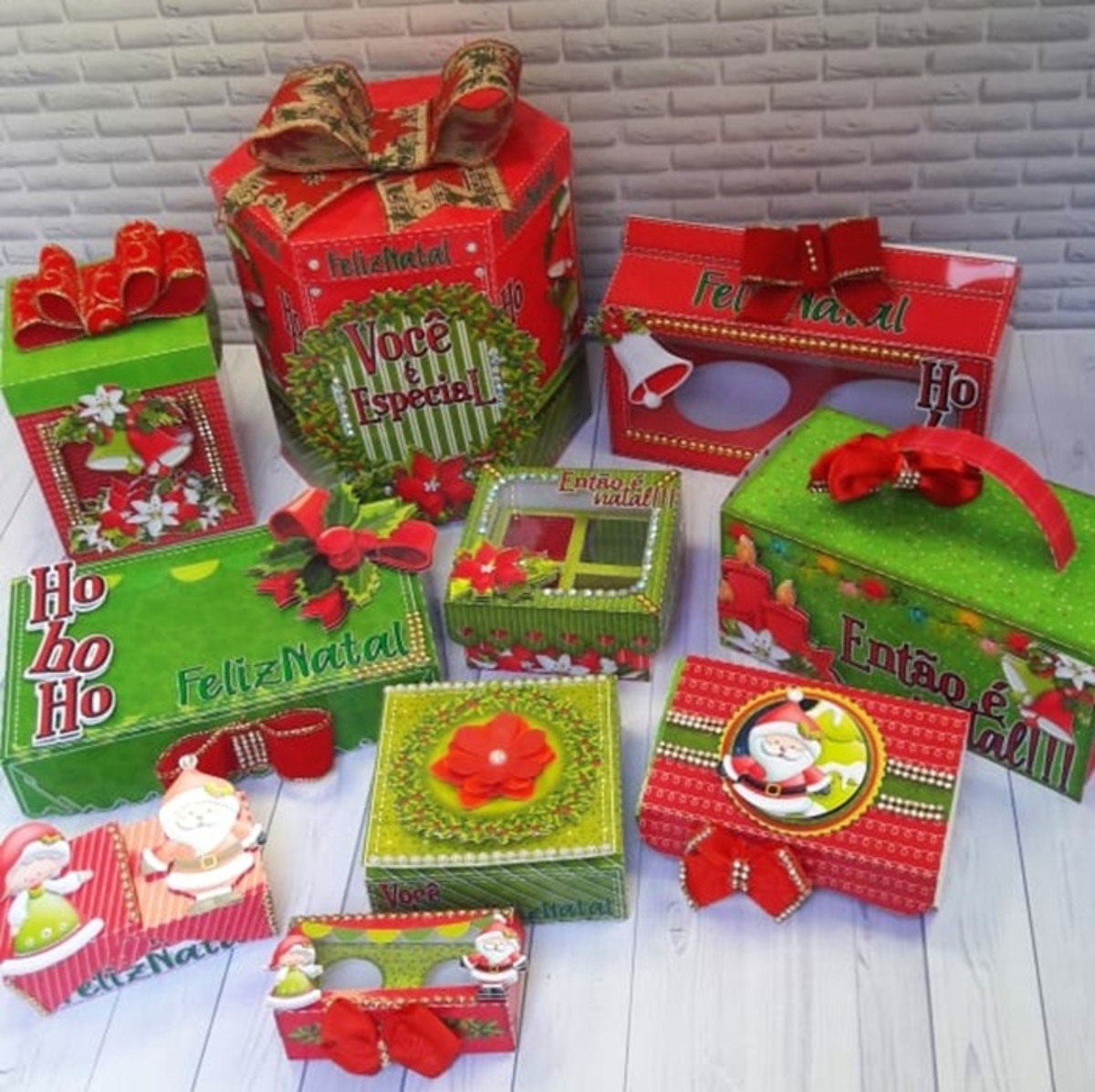 Arquivo de Corte Caixas de Natal - Imagem 4