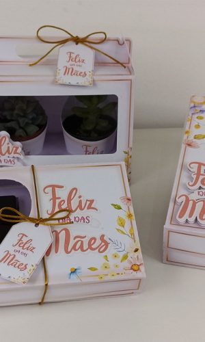 Arquivo de Corte Caixas Dia das Mães