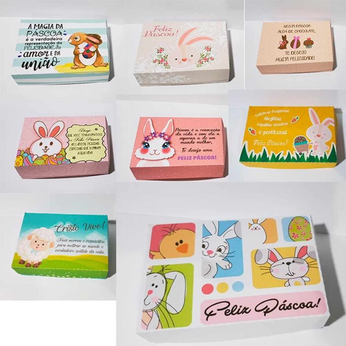 Arquivo de corte caixas para 6 doces páscoa