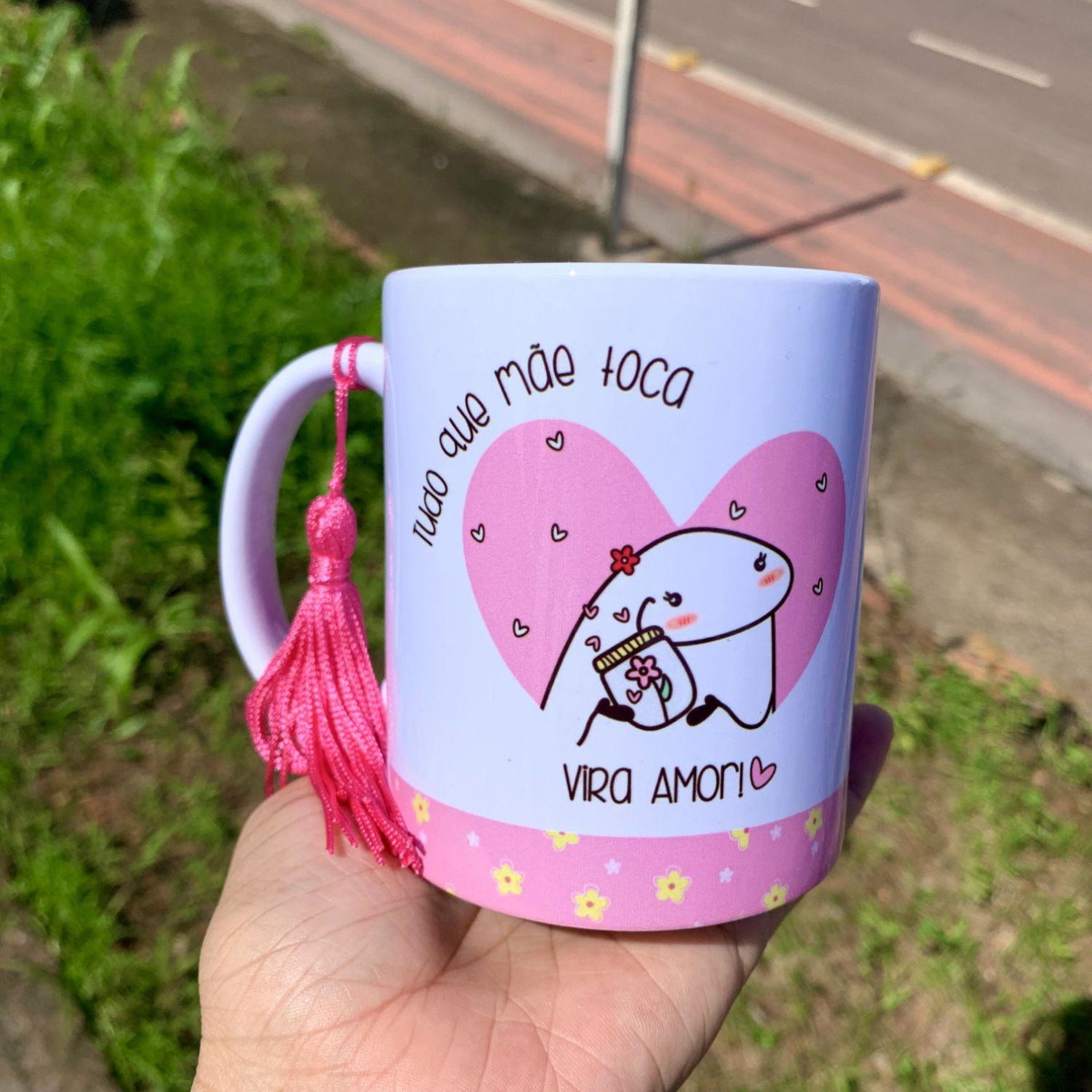 ARQUIVO DE CORTE CANECA DIA DAS MÃES FLORK #13873 - Imagem 2