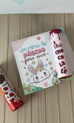 Arquivo de Corte Card Batom Páscoa