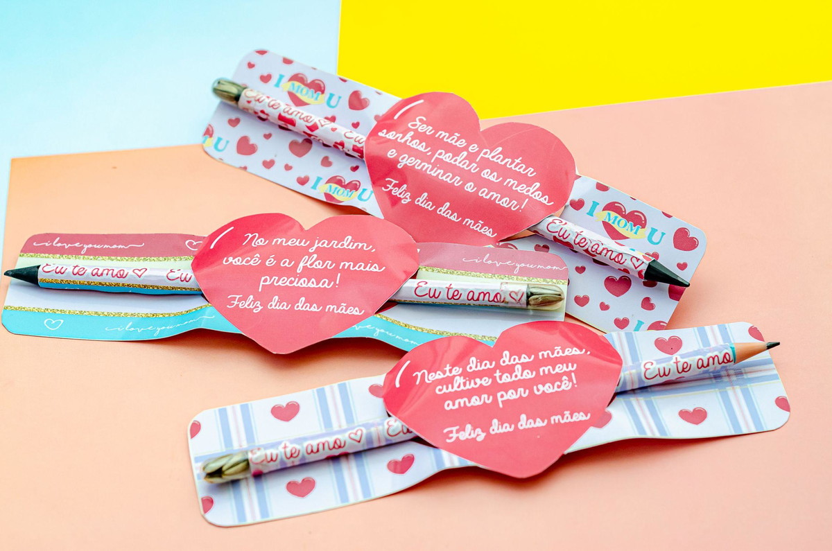ARQUIVO DE CORTE CARD COM LÁPIS DIA DAS MÃES #13977 - Imagem 5