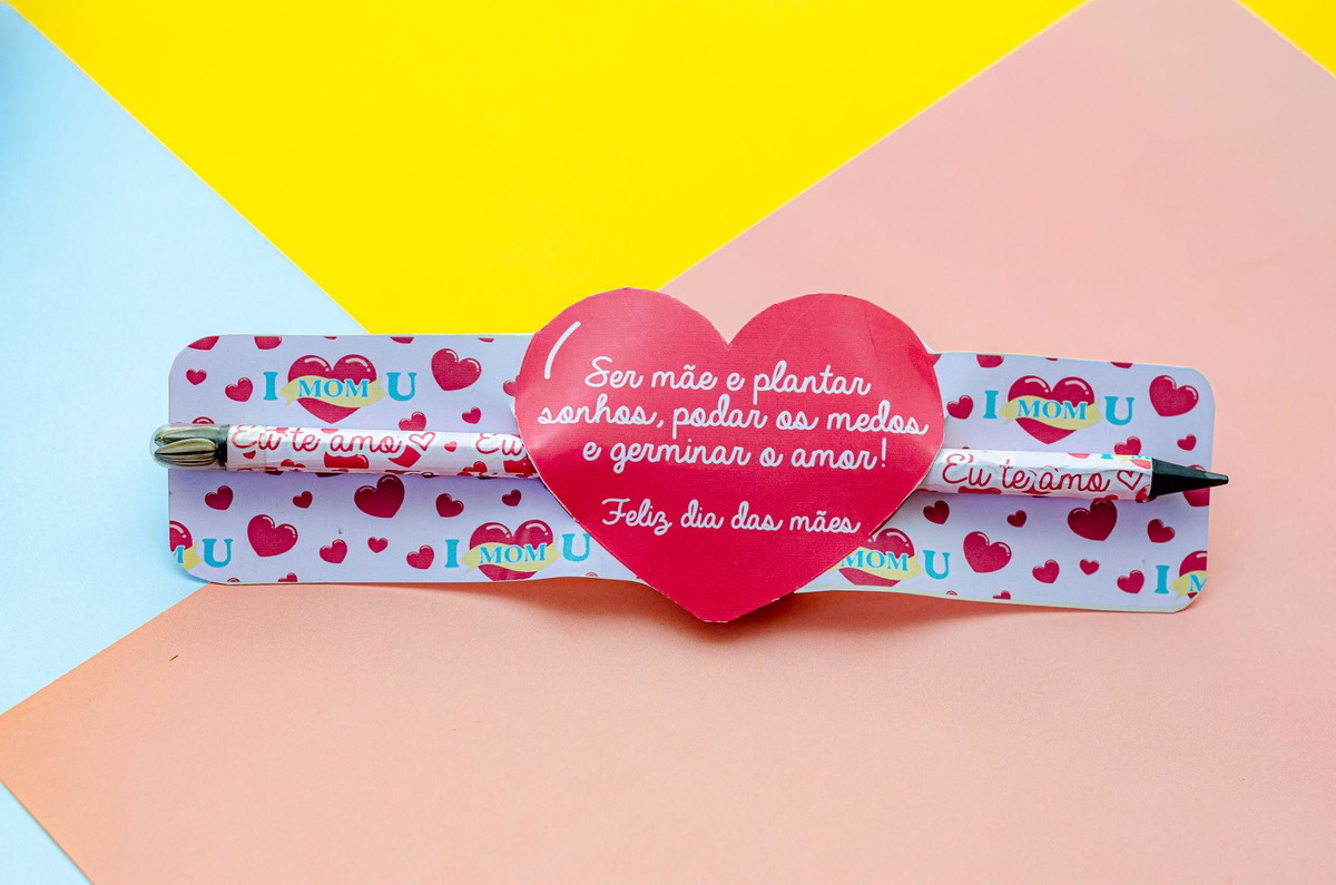 ARQUIVO DE CORTE CARD COM LÁPIS DIA DAS MÃES #13977 - Imagem 4