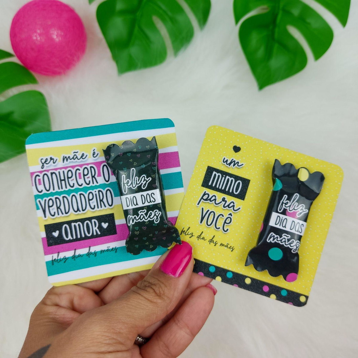 ARQUIVO DE CORTE CARD PARA BALINHAS DIA DAS MÃES #13971