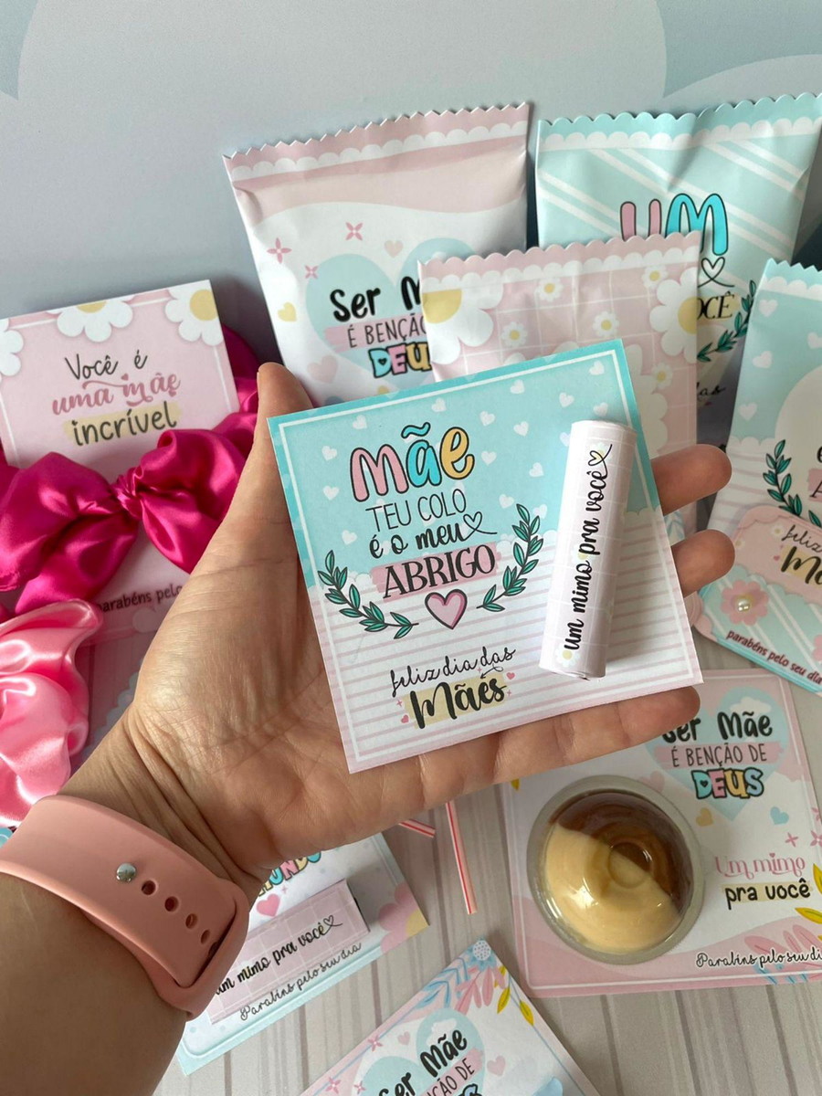 Arquivo de Corte Card para Batom Dia das Mães #13918