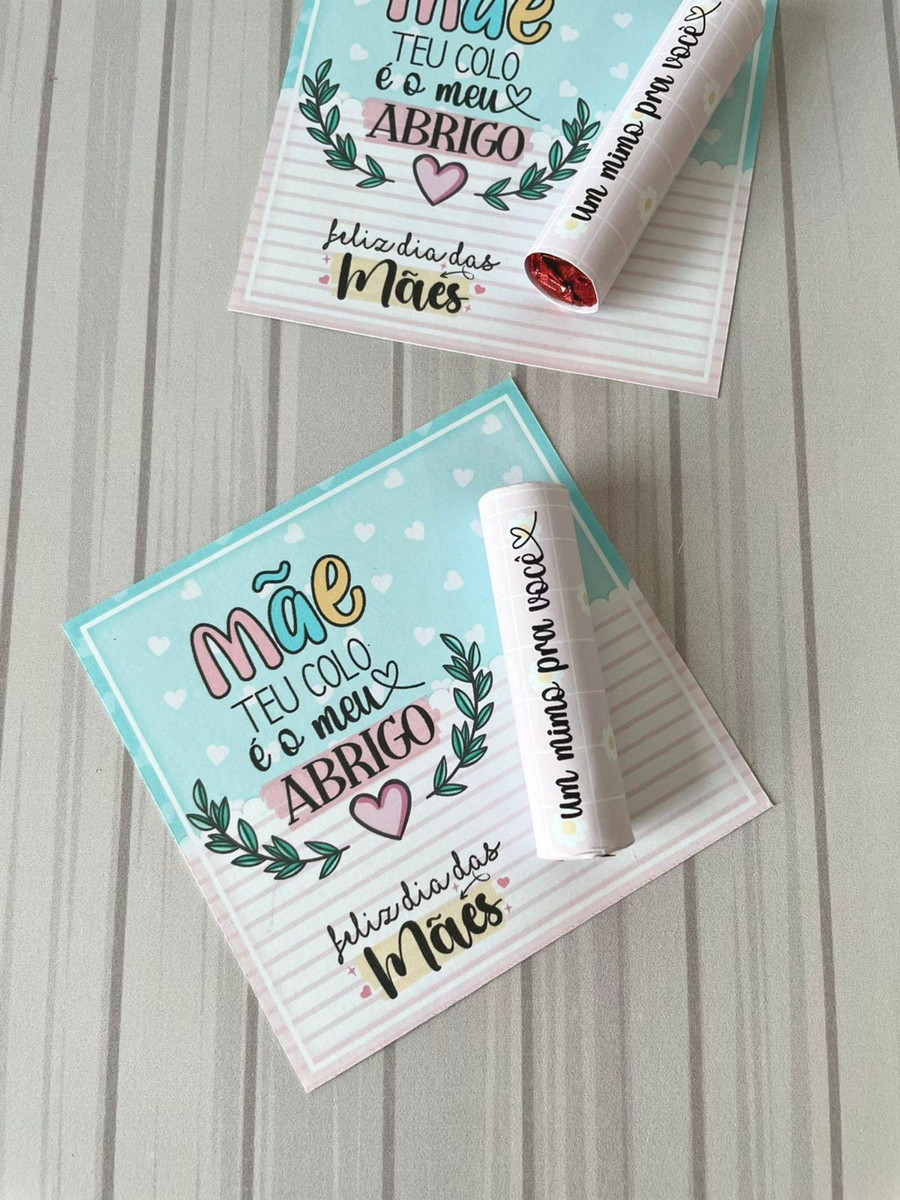 Arquivo de Corte Card para Batom Dia das Mães #13918 - Imagem 3