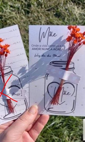 ARQUIVO DE CORTE CARD POTE DE AMOR DIA DAS MÃES #13925