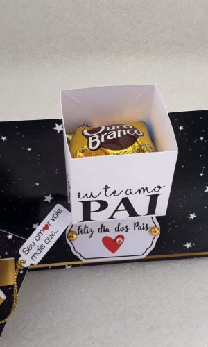 ARQUIVO DE CORTE CARDBOX CHOCOLATE DIA DOS PAIS #15093