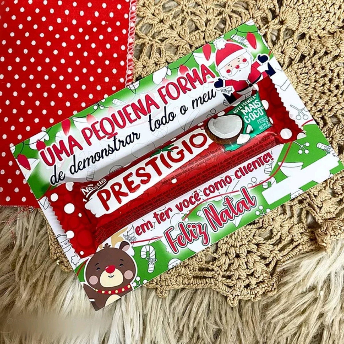 Arquivo de Corte Cartão Prestigio de Natal #11300