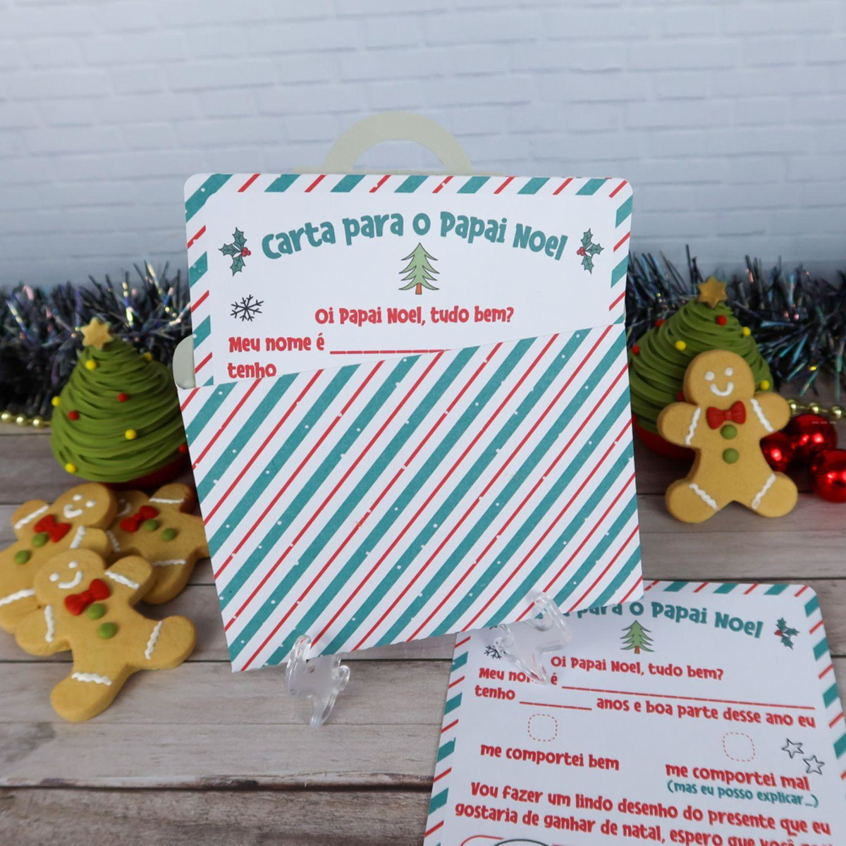 Arquivo de Corte Cartinha para o Papai Noel de Natal #16600 - Imagem 2