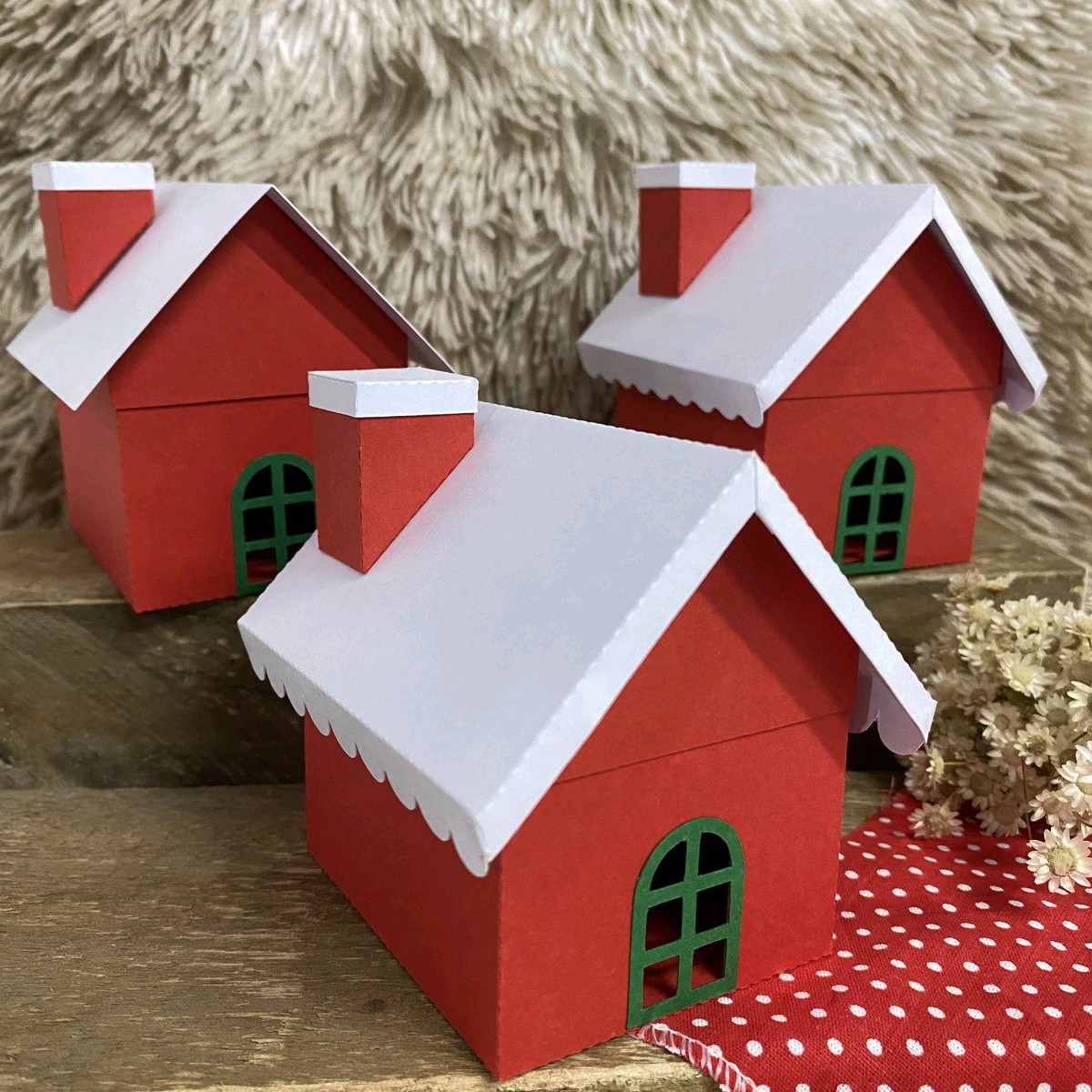 Arquivo de Corte Casinha do Papai Noel de Natal #11299