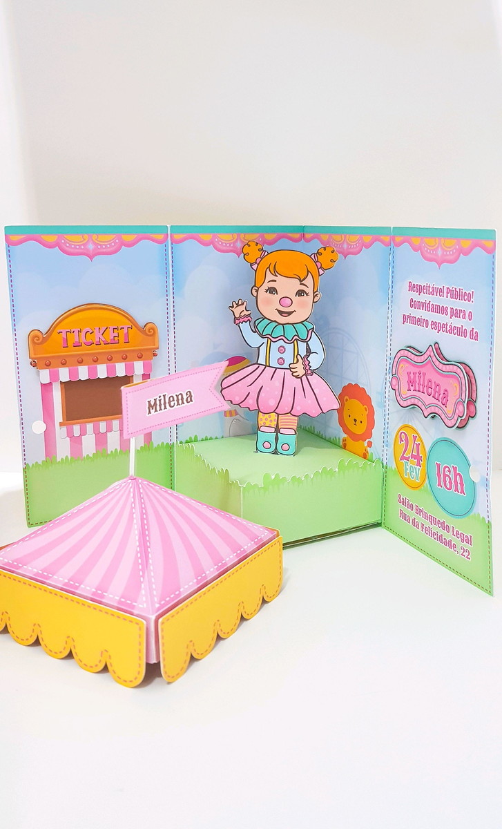 ARQUIVO DE CORTE CIRCO ROSA (#11262) PDF E STUDIO - Imagem 5