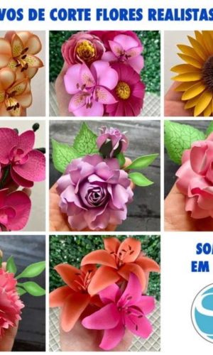 Arquivo de Corte Combo de Flores