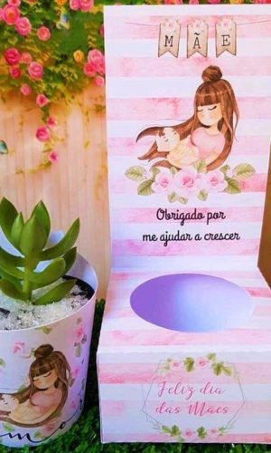 ARQUIVO DE CORTE DIA DAS MAES CAIXA PARA SUCULENTA #5216