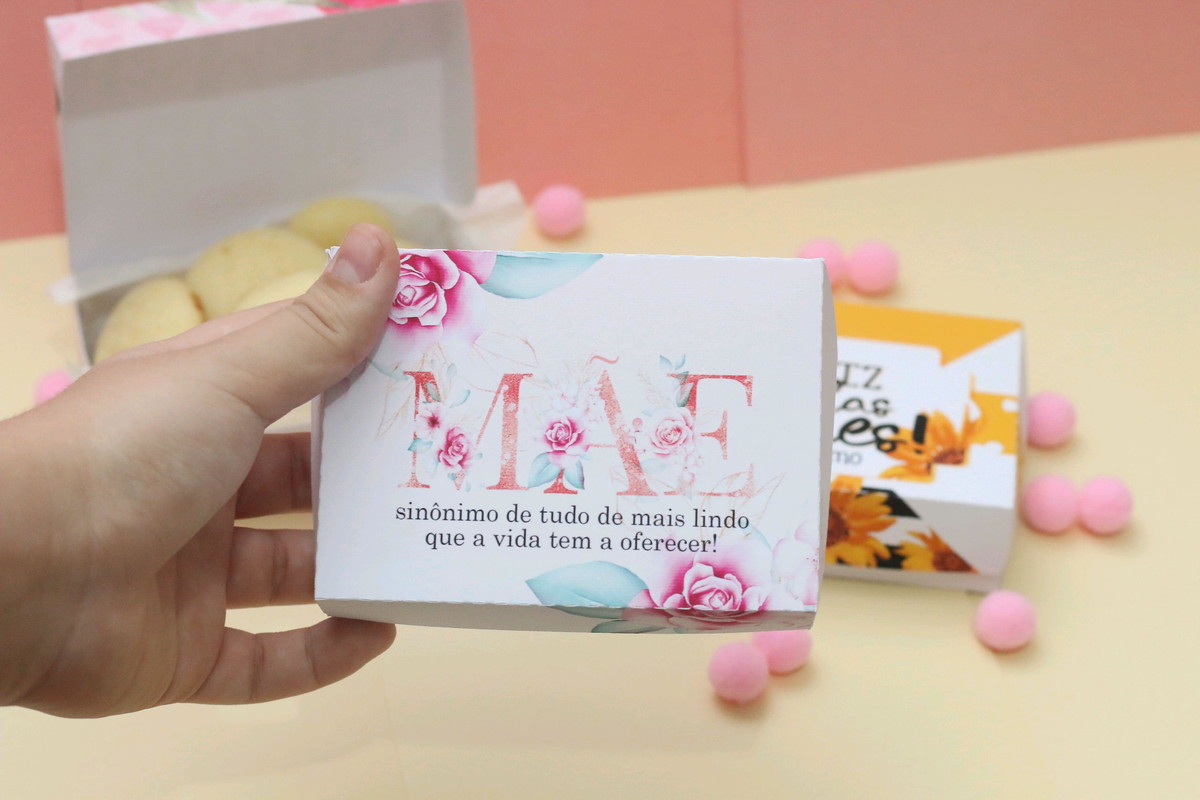 ARQUIVO DE CORTE DIA DAS MAES KIT CAIXAS 6 DOCES #5215 - Imagem 3