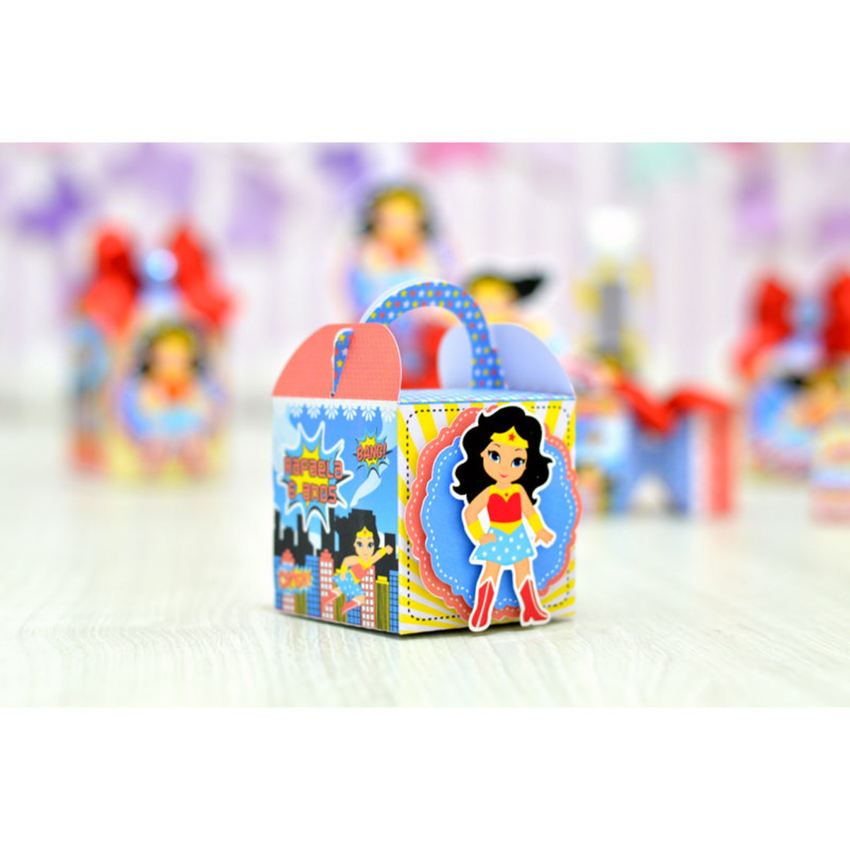 Arquivo de corte digital kit Mulher maravilha 05 - Imagem 2