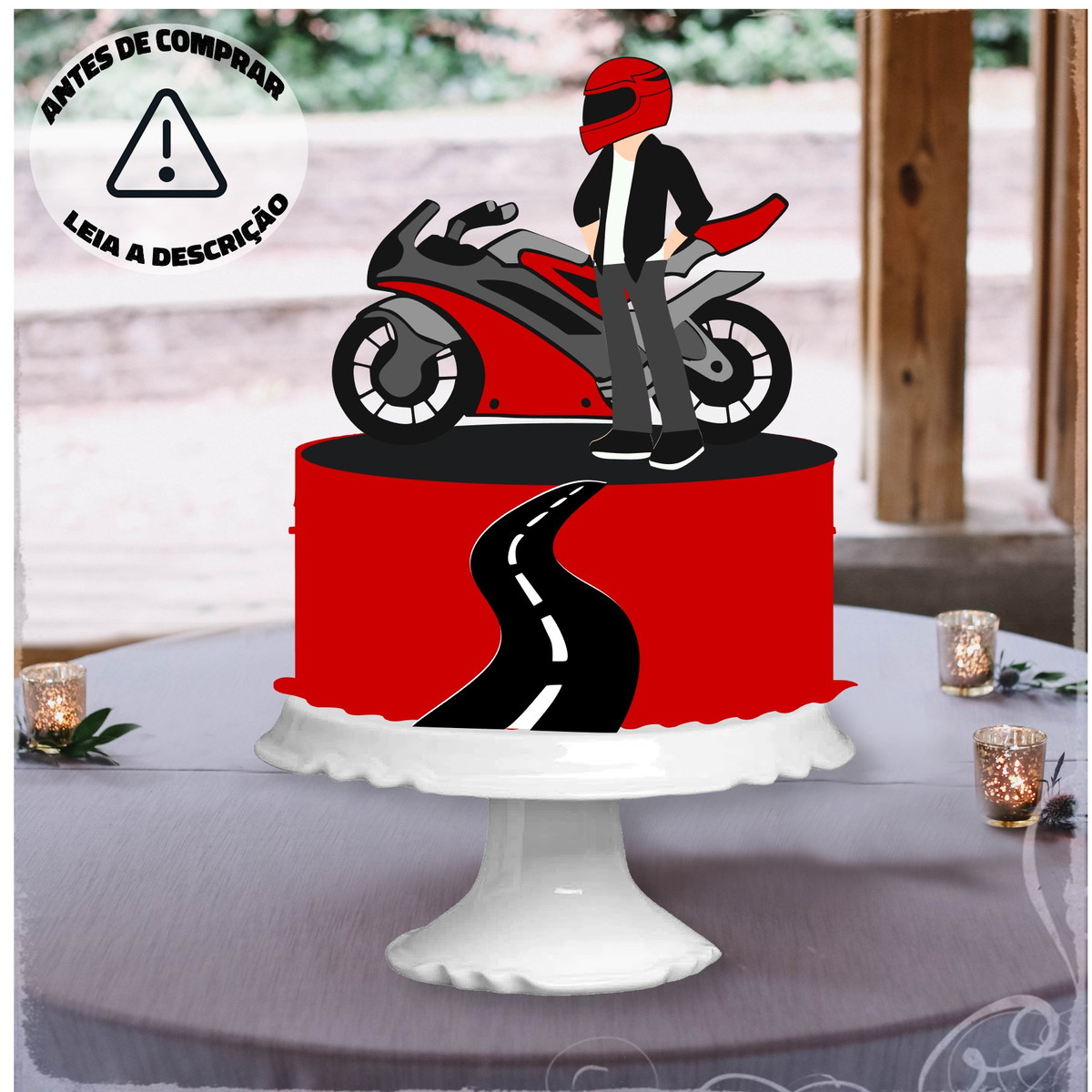 Arquivo de Corte em Camadas Moto Motociclista velocidade