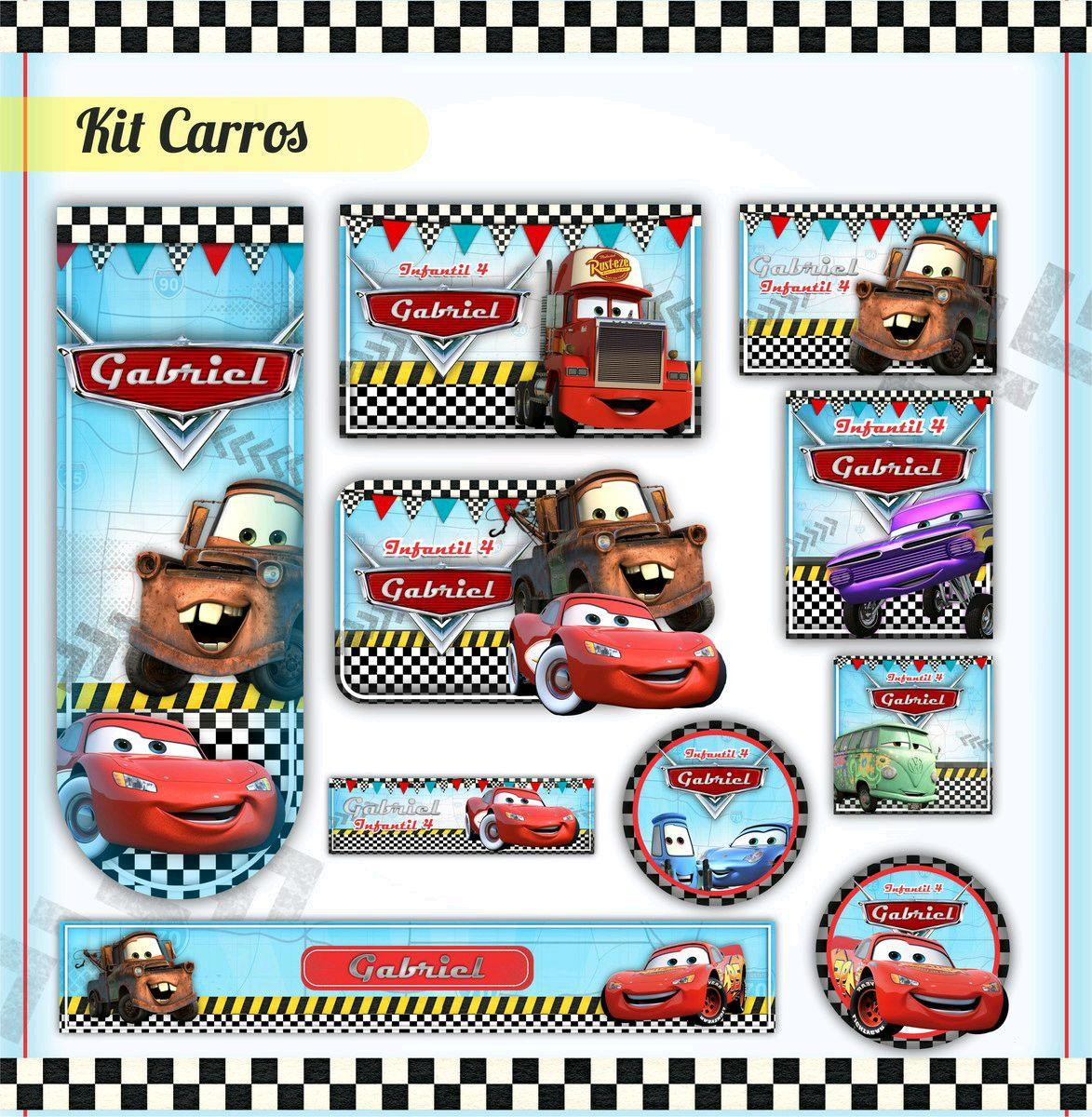 ARQUIVO DE CORTE ETIQUETA ESCOLAR CARROS (#2592)
