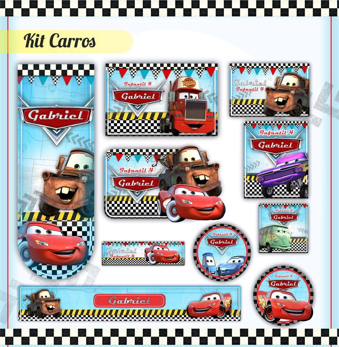 ARQUIVO DE CORTE ETIQUETA ESCOLAR CARROS (#2592)