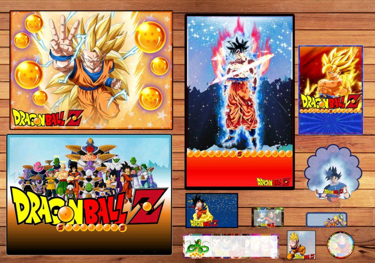 ARQUIVO DE CORTE ETIQUETA ESCOLAR DRAGON BALL (#2467)