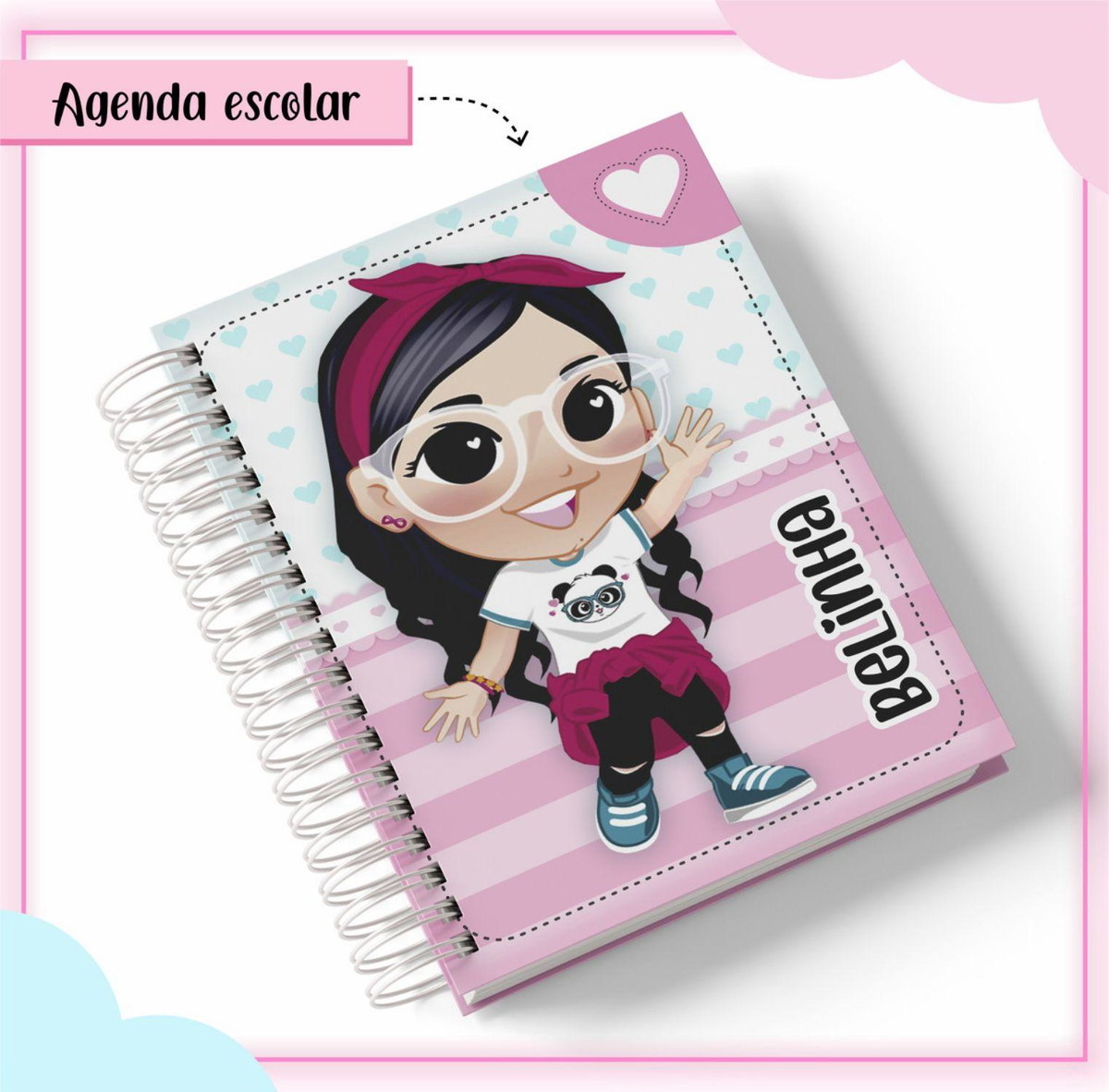 Arquivo de Corte Etiqueta Escolar Luluca #2823 Studio e pdf - Imagem 4