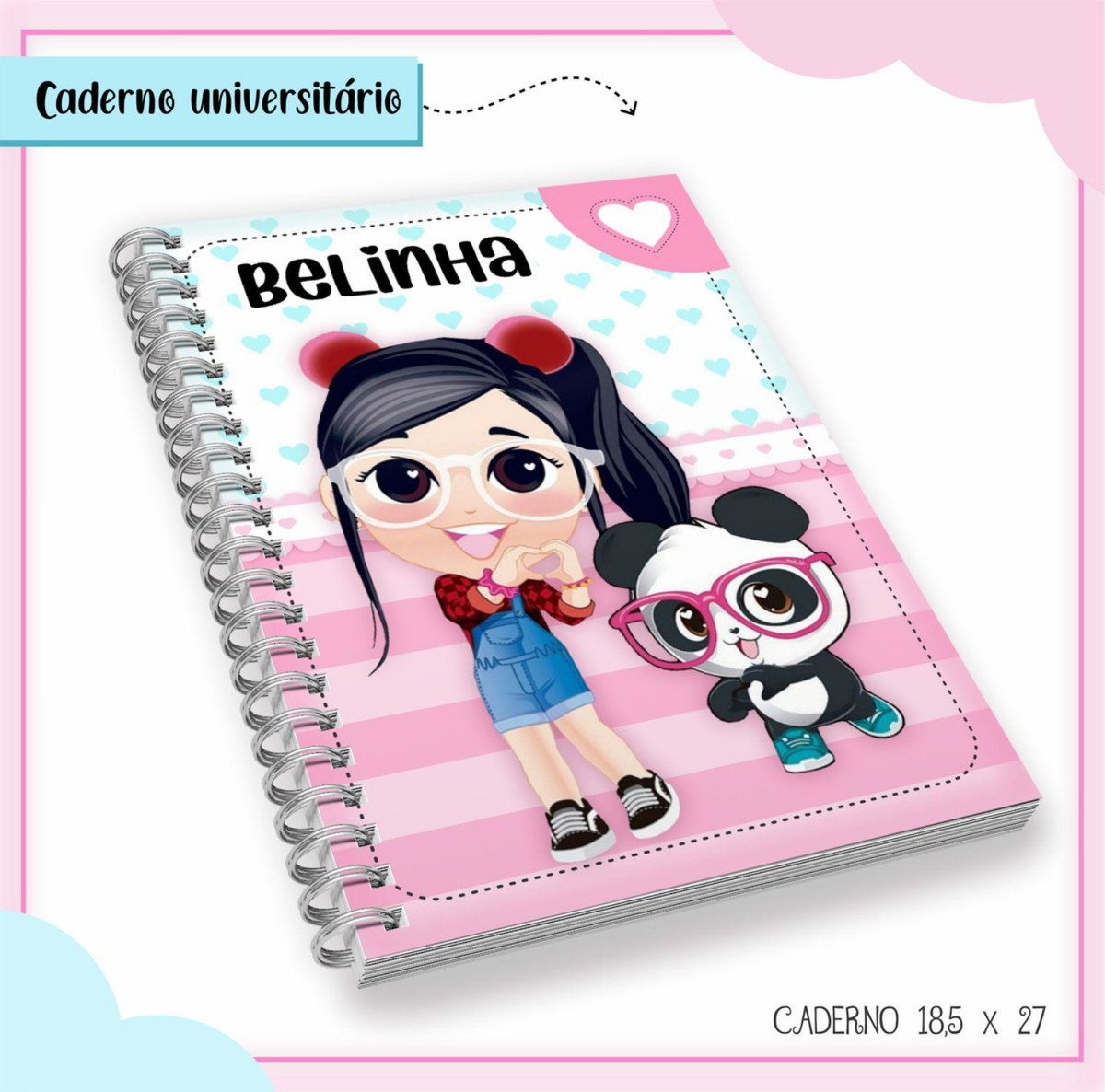 Arquivo de Corte Etiqueta Escolar Luluca #2823 Studio e pdf - Imagem 3