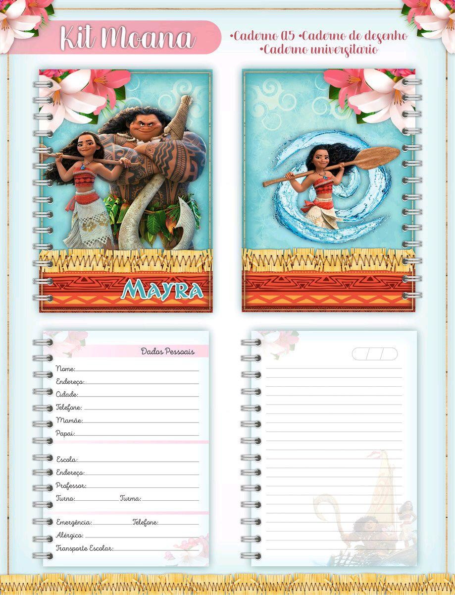 ARQUIVO DE CORTE ETIQUETA ESCOLAR MOANA (#2577) - Imagem 2