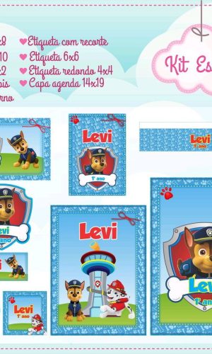 Arquivo de Corte Etiqueta Escolar Patrulha Canina (#2543)