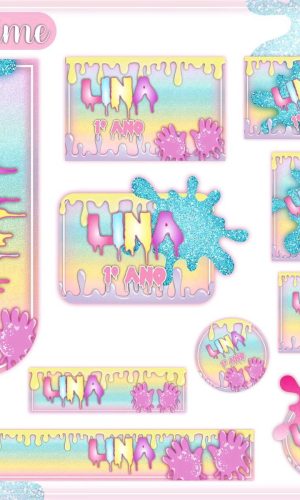 ARQUIVO DE CORTE ETIQUETA ESCOLAR SLIME (#2582)