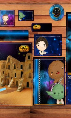 ARQUIVO DE CORTE ETIQUETA ESCOLAR STAR WARS (#2424)