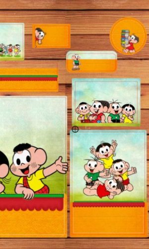ARQUIVO DE CORTE ETIQUETAS ESCOLARES TURMA DA MONICA (#2434)