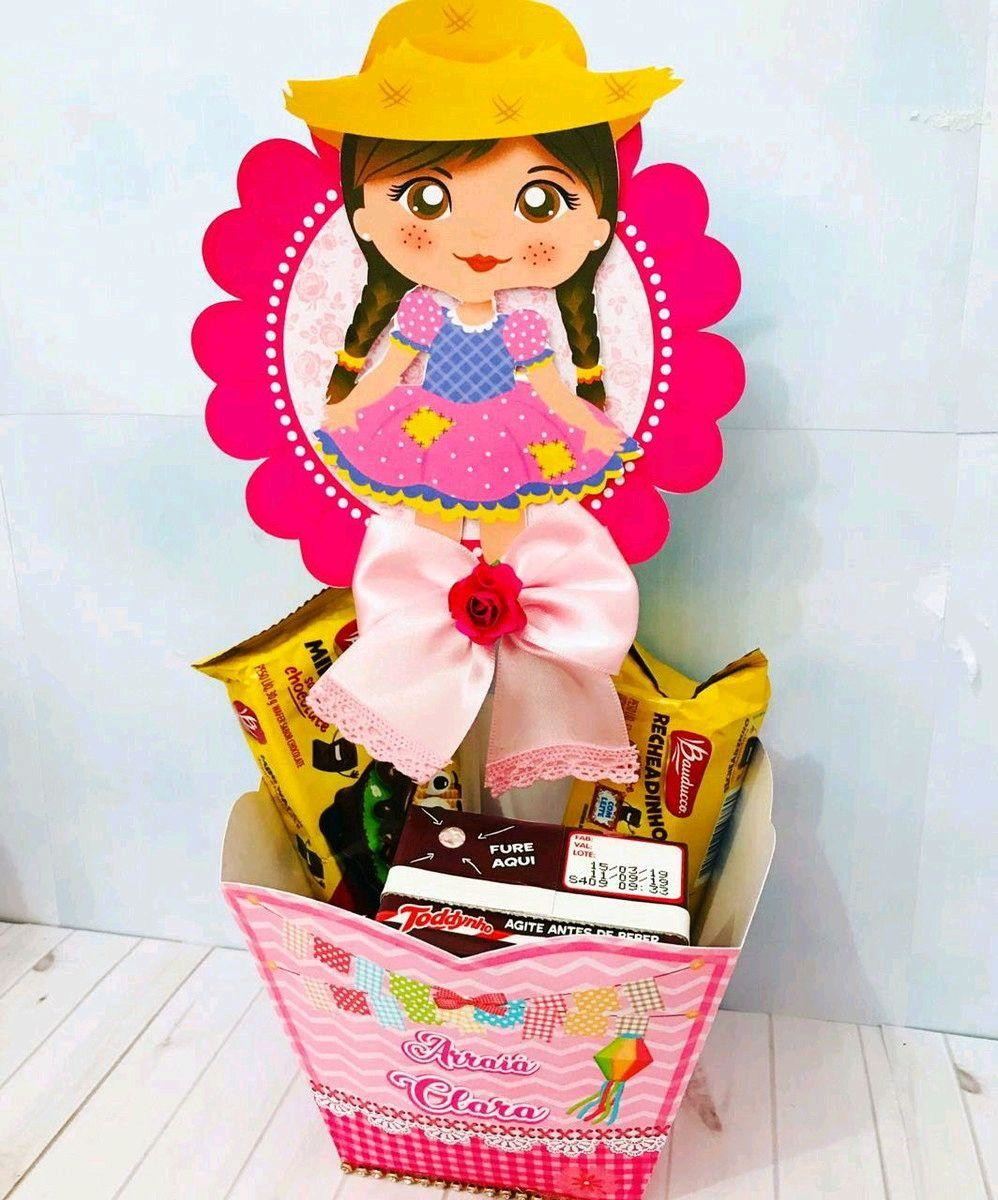 Arquivo de Corte Festa Junina Menina (#365) - pdf e Studio - Imagem 2