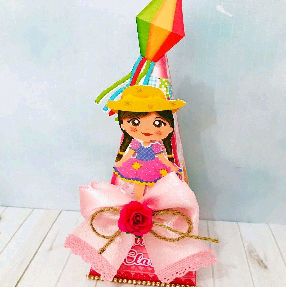 Arquivo de Corte Festa Junina Menina (#365) - pdf e Studio - Imagem 5