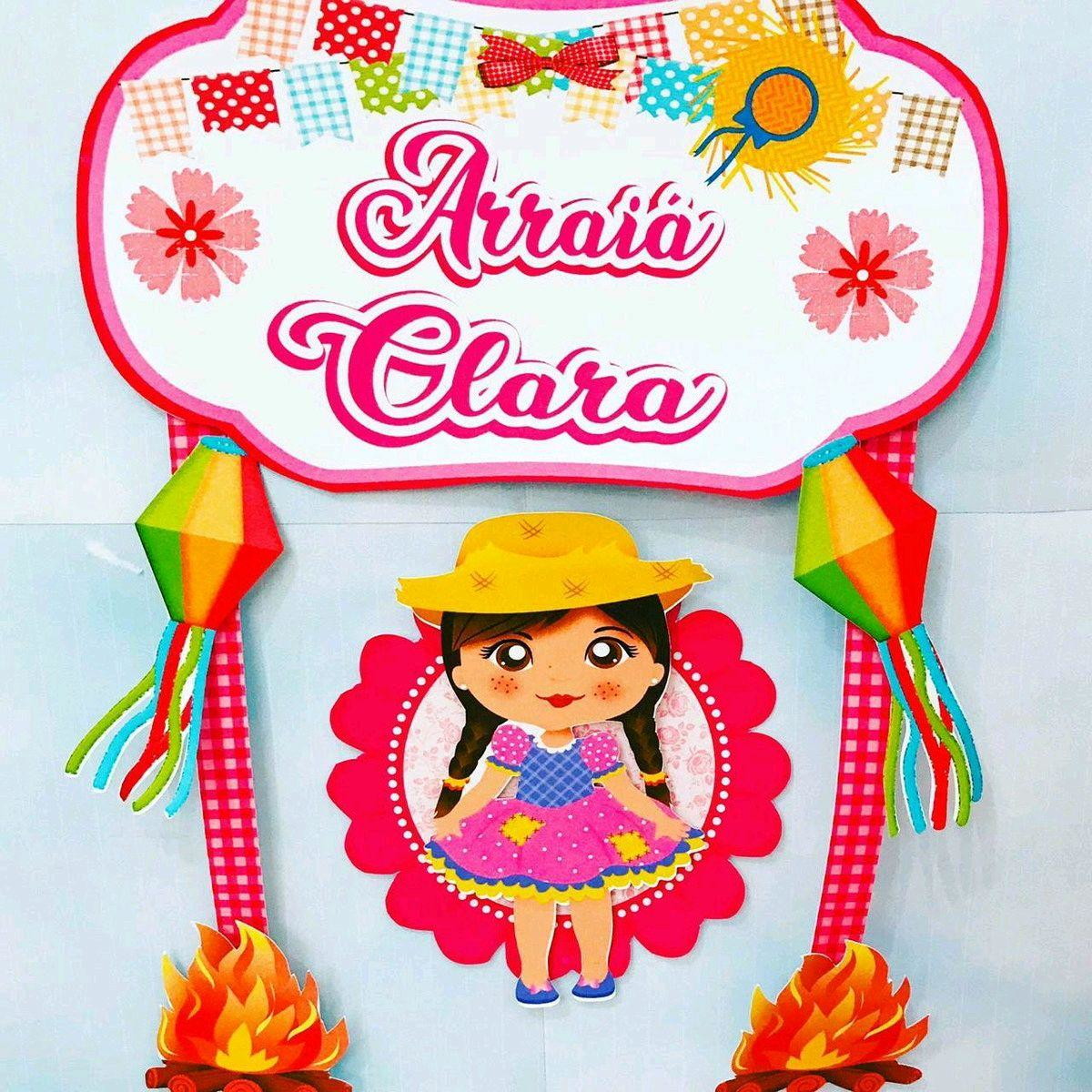 Arquivo de Corte Festa Junina Menina (#365) - pdf e Studio - Imagem 3