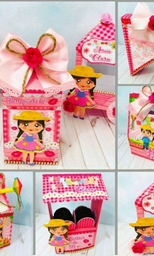 Arquivo de Corte Festa Junina Menina (#365) - pdf e Studio