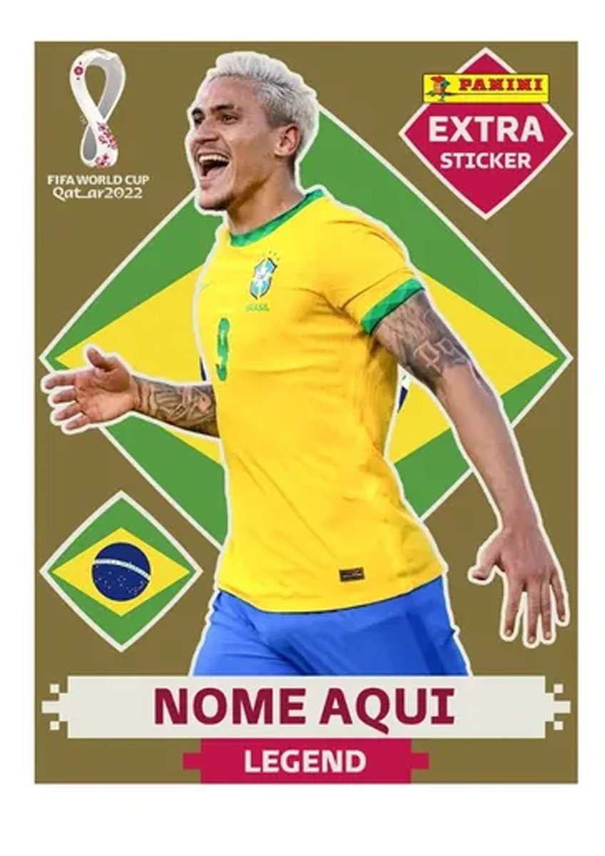 Arquivo de Corte Figurinha Copa 2022