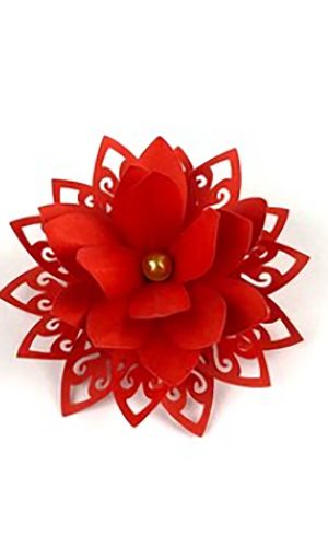 Arquivo de Corte: Flor Rendada (studio) 002