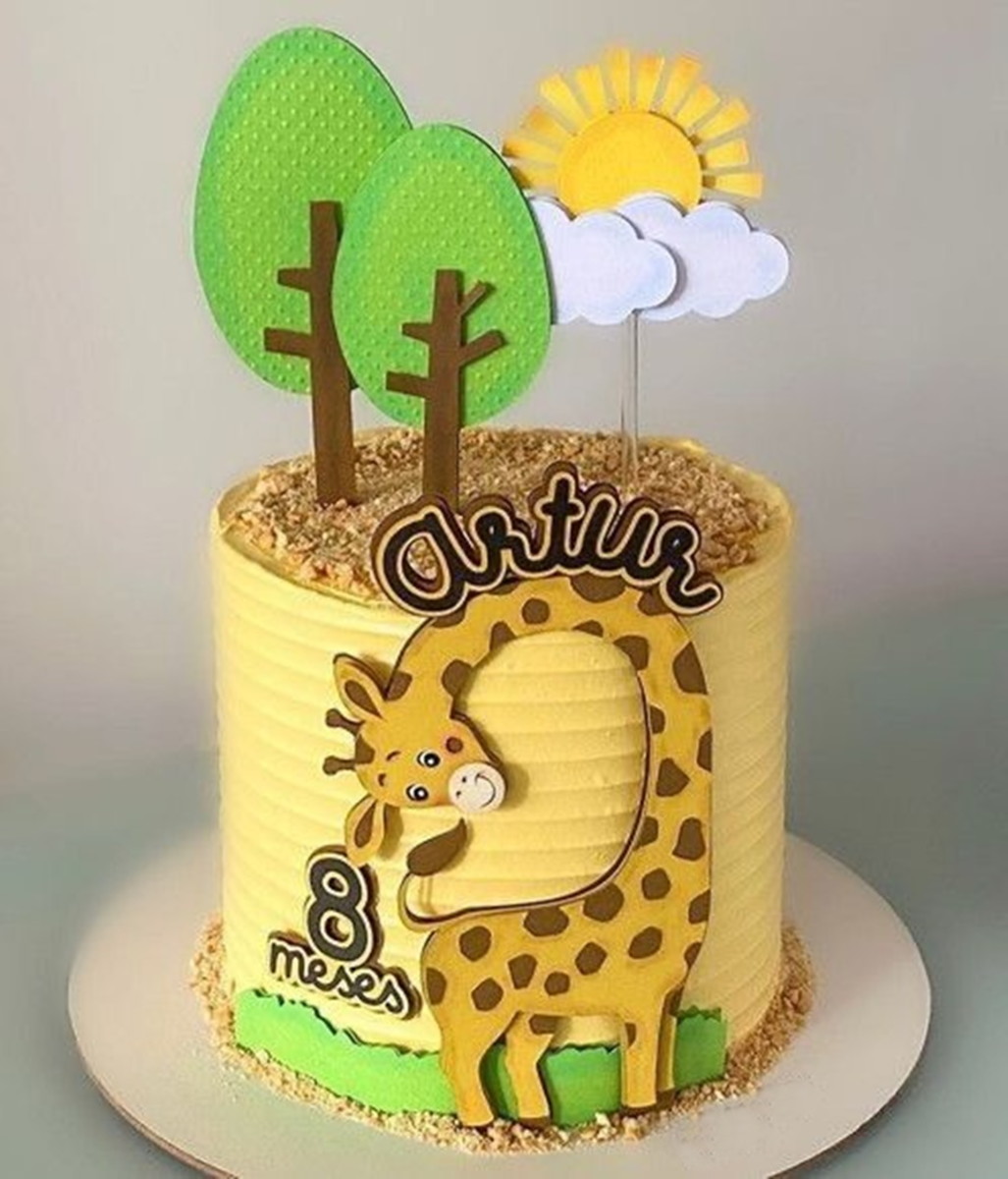 Arquivo de Corte Topo Girafinha Torta
