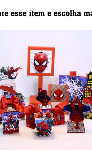 Kit c/ 5: Arquivo de corte Homem Aranha