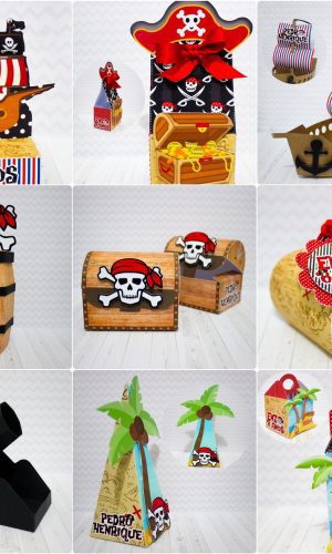 Arquivo De Corte Kit Piratas Em Studio