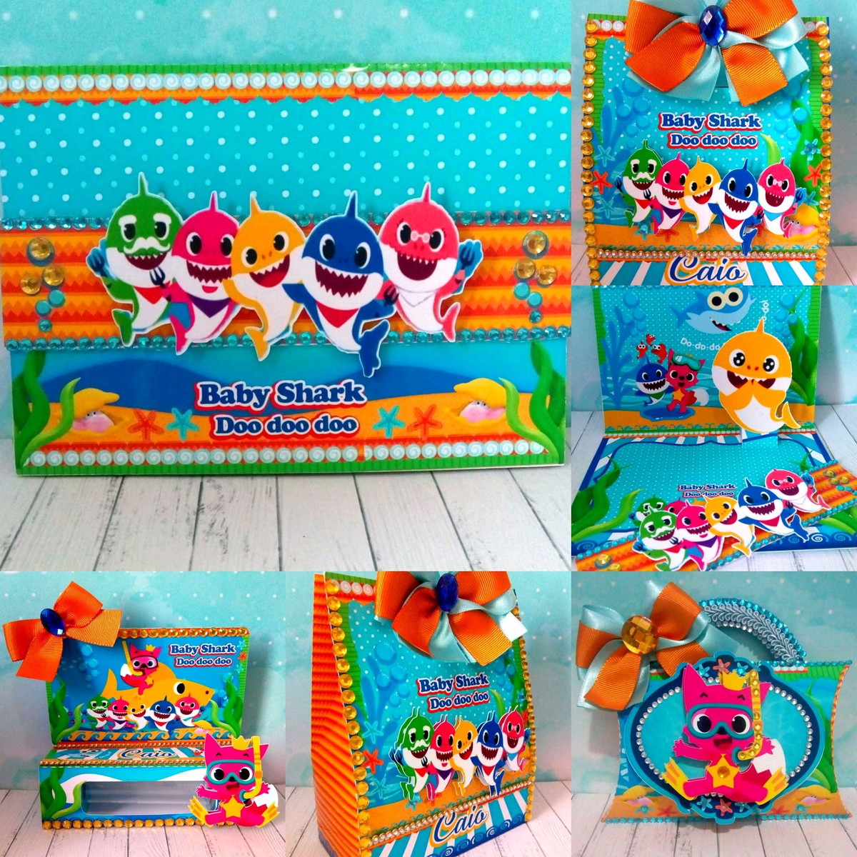 ARQUIVO DE CORTE KIT BABY SHARK (#1420) PDF E STUDIO - Imagem 2