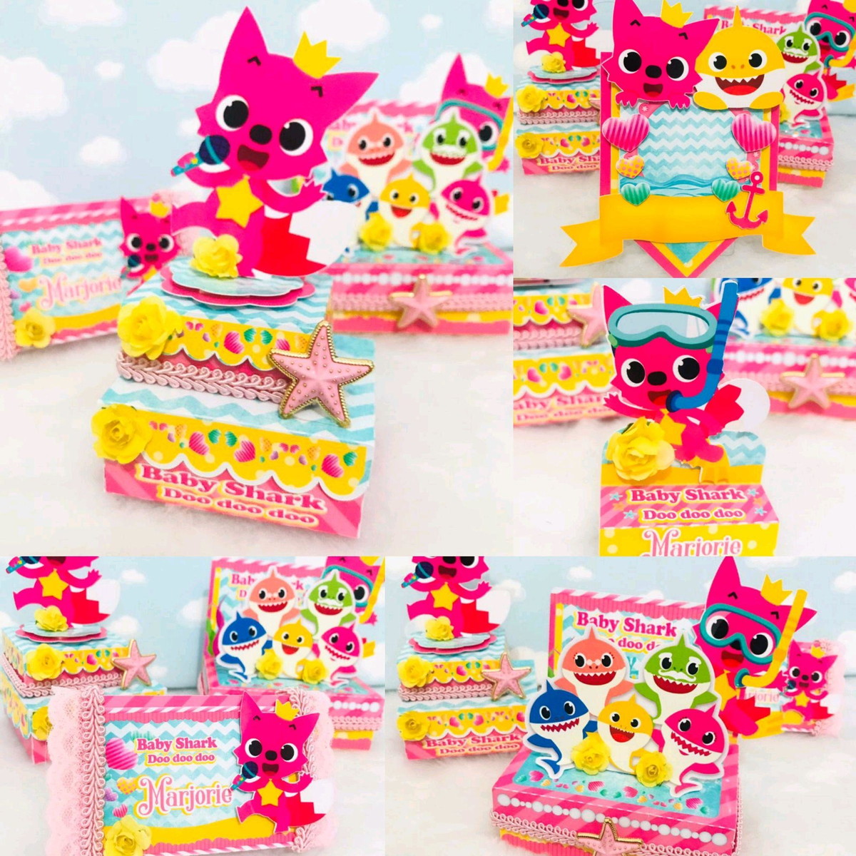 ARQUIVO DE CORTE KIT BABY SHARK ROSA (#1422) PDF E STUDIO